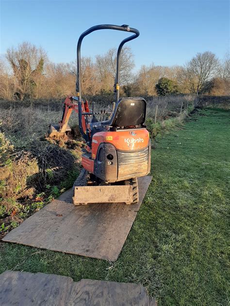 Mini Garden Digger and Driver Hire in Cambridgeshire, 